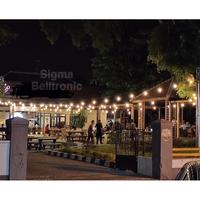Gambar Fiting lampu renteng 5 meter 10 fitting hias cafe outdoor indoor dari Sigma solo undefined 3 Tokopedia