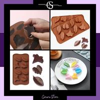 Gambar Cetakan Cokelat Bentuk Daun / Cetakan Coklat Daun Bahan SIlikon dari GIRURUSTORE undefined 5 Tokopedia