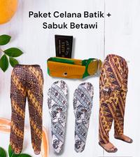 Gambar Celana Batik Anak Pria Dan Sabuk Betawi - Paket Putih, XL Dewasa dari COACCE undefined 1 Tokopedia