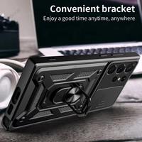 Gambar Oppo A98 5G Case Robot Slide Kamera Protect + Ringstand - NAVY dari Levida Official undefined 3 Tokopedia