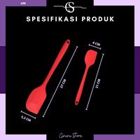 Gambar SPATULA SODET SILIKON MASAK MULTIFUNGSI TAHAN PANAS / PENGADUK ADONAN - SMALL, Merah Muda dari GIRURUSTORE undefined 4 Tokopedia