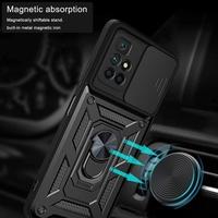 Gambar Oppo A98 5G Case Robot Slide Kamera Protect + Ringstand - NAVY dari Levida Official undefined 4 Tokopedia