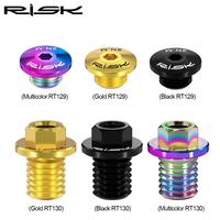 Gambar RISK Baut Titanium u/ Tutup dan Pipa Oli Brifter Roadbike for Shimano - RT129-RNBW dari Kaligung Cycling Store undefined 4 Tokopedia