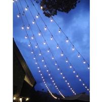 Gambar Fiting lampu renteng 5 meter 10 fitting hias cafe outdoor indoor dari Sigma solo undefined 4 Tokopedia