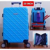 Gambar KOPER POLO MILANO,KOPER HARDCASE,KOPER BAJU,MT.8182 20 INCIH SKY BLUE - ROSE GOLD dari Mandiritas02 undefined 1 Tokopedia