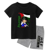 Gambar Setelan Anak Laki Lengan Pendek Baju Kaos Anak Laki Bendera Palestina - Army, 6 dari logokids undefined 3 Tokopedia