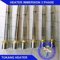 Gambar Immersion Heater 3 Phase Pjg 40 cm x Dia Pipa 11 mm 380 V 1500 Watt dari Tukang Heater undefined 1 Tokopedia