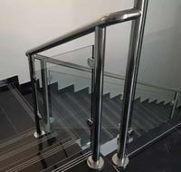 Gambar Reling/RAILING Tangga / balkon Stainless 304 + Kaca Tempered /SURABAYA dari Prima Tata Mandiri undefined 3 Tokopedia