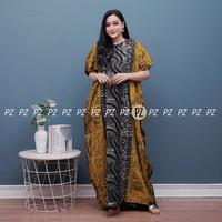 Gambar Daster kalong batik cap malaman jumbo busui daster Pekalongan - Kuning dari BATIK PUTRI ZAHRO undefined 4 Tokopedia