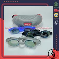 Gambar Kacamata Renang Speedo S91-AD Anti Fog UV Penutup Telinga Dewasa Swim - Hitam dari HobbySport undefined 1 Tokopedia