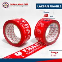 Gambar LAKBAN BODHI FRAGILE UK 48MM X 90YARD dari Cahaya abadi tape undefined 3 Tokopedia