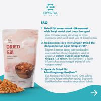 Gambar Dried Ebi / Udang Ebi Kering Bebas Kotoran, Pemutih & Pengawet dari Crystal of the Sea_NEW undefined 3 Tokopedia