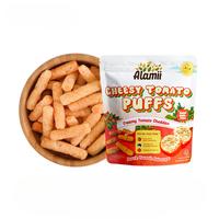 Gambar Snack Cemilan Anak Bayi Alamii Varian Cheesy Tomato Puffs Kemasan 25gr dari Little Mooniee undefined 1 Tokopedia
