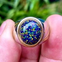Gambar Cincin Batu Akik Kalimaya Opal Australia Full Jarong Ring Titanium - 9 dari Rumah Akik undefined 2 Tokopedia