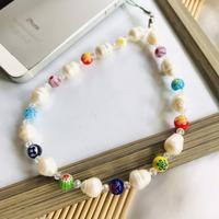Gambar Hand Phone Charm Gantungan Tali HP Mutiara Air Tawar Andorid iPhone - Cokelat dari I am Button Art undefined 5 Tokopedia