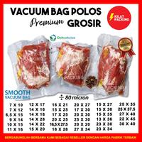 Gambar PLASTIK VACUUM VACUM BAG SEALER MAKANAN POLOS DELKOCHOICE MURAH SATUAN - 14CM X 22CM dari kilat packing undefined 1 Tokopedia