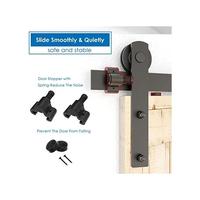 Gambar Bigsale Ccjh 6.6 Feet Heavy Duty Sturdy Sliding Barn Door Hardware K dari Maheera Mall undefined 5 Tokopedia