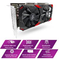 Gambar AISURIX AMD RADEON RX 580 8GB VGA Card ddr5 256Bit 2048SP HDMI New PC - RX580-RED dari AbadiStore02 undefined 2 Tokopedia