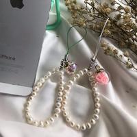 Gambar Hand Phone Charm Gantungan Tali HP Mutiara Air Tawar Andorid iPhone - Cokelat dari I am Button Art undefined 1 Tokopedia
