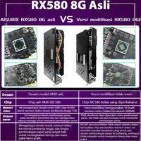 Gambar AISURIX AMD RADEON RX 580 8GB VGA Card ddr5 256Bit 2048SP HDMI New PC - RX580-RED dari AbadiStore02 undefined 5 Tokopedia