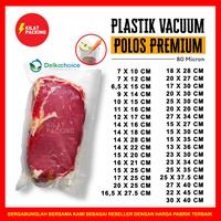 Gambar PLASTIK VACUUM VACUM BAG SEALER MAKANAN TIPE POLOS DELKOCHOICE SATUAN - 15CM X 30CM dari kilat packing undefined 1 Tokopedia