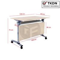 Gambar Meja Lipat Kantor Meja Kerja Lipat Meja Komputer Meja Training Aditech EGK 30 dari Gudang Furniture_NEW undefined 5 Tokopedia