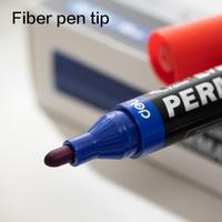 Gambar Deli Permanent Marker / Spidol Permanen Tinta Hitam  12 pcs EU217-12 - Type 1 - Hitam dari Deli Office Automative undefined 4 Tokopedia