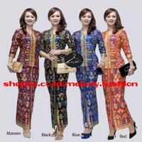 Gambar Setelan Baju Kebaya Pramugari Batik Santika Prodo - Merah, XXL dari kathyaseller undefined 3 Tokopedia