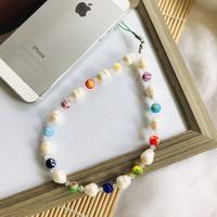 Gambar Hand Phone Charm Gantungan Tali HP Mutiara Air Tawar Andorid iPhone - Cokelat dari I am Button Art undefined 4 Tokopedia