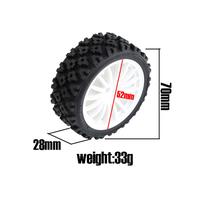Gambar Ban Velg 1/10 RC Wheels Rally Tire Tyre 12mm PTG2 VRX HSP ZD TAMIYA - TYPE B dari AHNF RACING undefined 3 Tokopedia