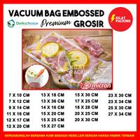 Gambar PLASTIK VACUUM EMBOS EMBOSS EMBOSSED VACUM BAG SEALER MAKANAN SATUAN - 12CM X 20CM dari kilat packing undefined 4 Tokopedia