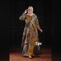 Gambar Gamis Batik Manggar Sekar Cantik Kubis Kupu Padi Dauncod - Gms Kate hijau, Stndar dari nindy41store undefined 2 Tokopedia