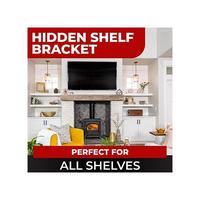 Gambar Best Set Of 4 Floating Shelf Brackets Heavy Duty 14 Inch Thick dari Input Market undefined 5 Tokopedia