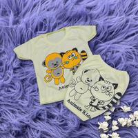 Gambar Baju Bayi Setelan Pendek - Kuning dari glory perlengkapan bayi undefined 2 Tokopedia