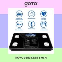 Gambar Kova BMI Timbangan Badan Digital Body Fat Mass Monitor Analysis 180 Kg - Putih dari Goto.Indonesia undefined 3 Tokopedia