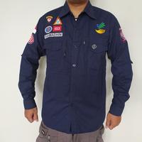 Gambar Kemeja Lapangan Bahan Ripstok/Drill Custom Bordir - 1 Titik, Drill-S dari ONESACE ARMY SHOP undefined 4 Tokopedia