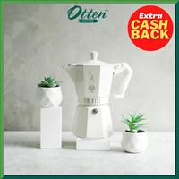 Gambar Bialetti - Mokapot Moka Exclusive Cream 6 Cups Alat Seduh Kopi Manual dari Otten Coffee Medan undefined 1 Tokopedia