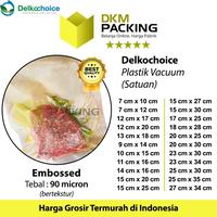 Gambar Plastik Vacuum Bag Emboss Embossed Bintik Sealer Makanan DELKOCHOICE - 27cm x 34cm dari dkm packing undefined 1 Tokopedia