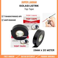 Gambar Isolasi Kabel Listrik Top Tape Tahan Panas Anti Bakar 19mm x 20 Meter dari Super Lakban undefined 1 Tokopedia