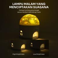Gambar ROBOT Projection Lamp RT-PL01 Lampu Aesthetic 360 Rotasi 4 Mode dari ROBOT Audio Indonesia undefined 4 Tokopedia
