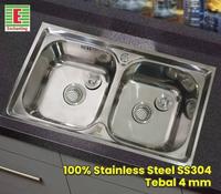 Gambar Kitchen Sink Dapur / Bak Cuci Piring Europe Enchanting E1075 dari Enchanting MengantiGresik undefined 2 Tokopedia