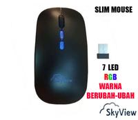 Gambar Skyview Dual Mode Wireless Mouse Rechargeable No Battery Rgb Colour dari Distromart undefined 1 Tokopedia