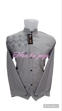Gambar NAN KA JAYA Baju koko warna lengan panjang pria dewasa bahan katun - Putih, M dari NAN KA JAYA undefined 5 Tokopedia