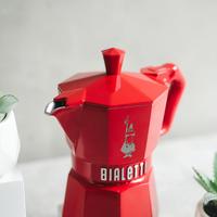 Gambar Bialetti - Mokapot Moka Exclusive Red - 3 Cups Alat Seduh Kopi Manual dari Otten Coffee Medan undefined 2 Tokopedia