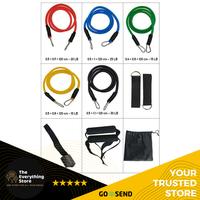 Gambar Set Tali Stretching Resistance Band 11 PCS/set TES dari TheEverythingStoreID undefined 5 Tokopedia