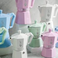 Gambar Bialetti - Mokapot Moka Exclusive Light Blue - 3 Cups Alat Seduh Kopi dari Otten Coffee Medan undefined 4 Tokopedia