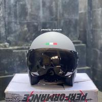 Gambar Helm Retro Vespa Sprint Modern Grey Materia + Visor Original - grey, M dari scooterhelmet x gungariwijaya undefined 3 Tokopedia