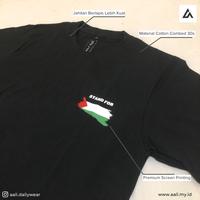 Gambar Kaos Stand for Palestine - S dari Aali Daily Moslemwear undefined 2 Tokopedia