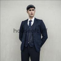 Gambar FORMAL SET 5 : Suit Blazer Navy + Celana bahan Formal Navy - L, 34 dari House of Cuff undefined 4 Tokopedia