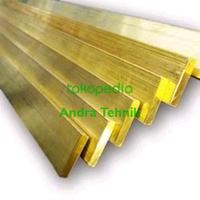Gambar plat strip kuningan 5 mm x 50 mm x 4000 mm brass plate dari Andra teknik undefined 1 Tokopedia